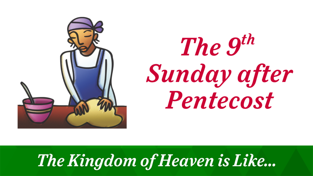 The 9th Sunday after Pentecost – July 26, 2026
